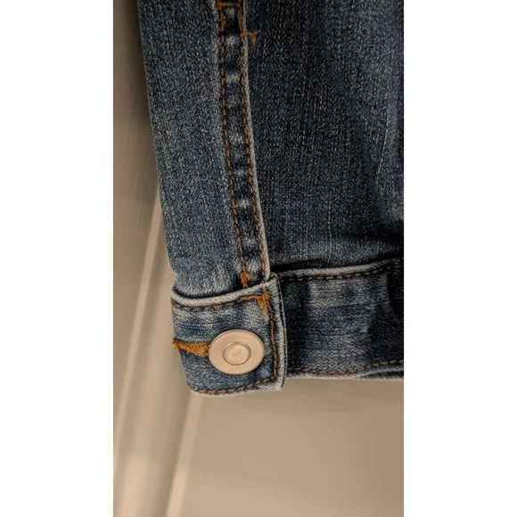 Women's Time and Tru Blue Jean Jacket S - Picture 5 of 12
